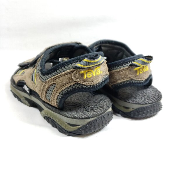 Teva Men's Size 7 Tan Leather Sports Sandals - Picture 5 of 9